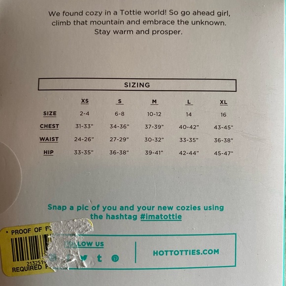 NWT Hottotties Brown Leggings, Velvet/Teddy Bear Inside - Picture 6 of 7